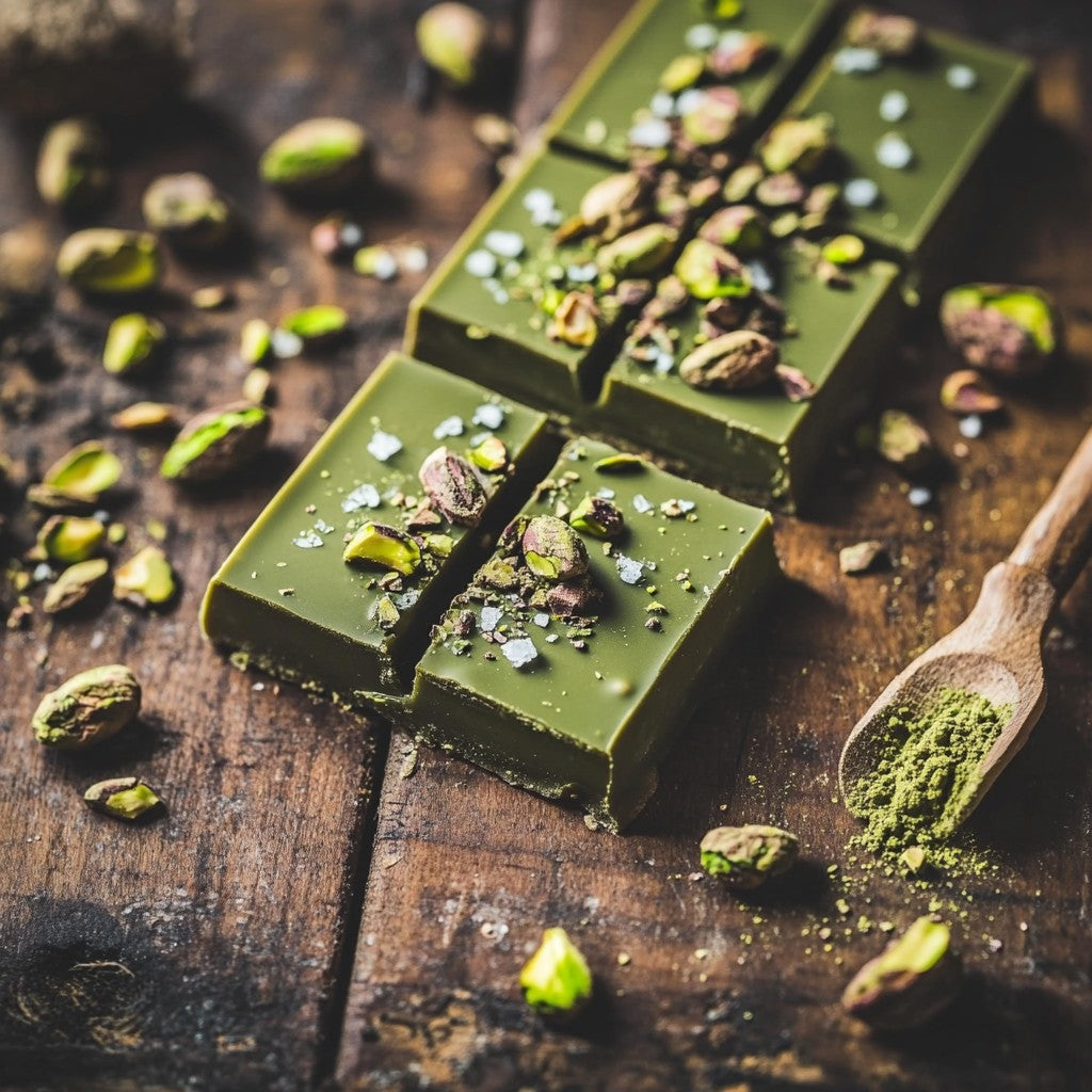 Barres de Chocolat au Matcha Fait Maison Bild