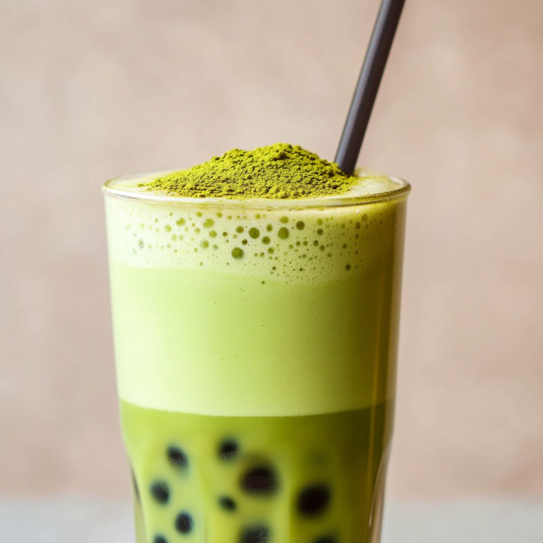Boba Matcha : Crémeux et Gourmand Bild