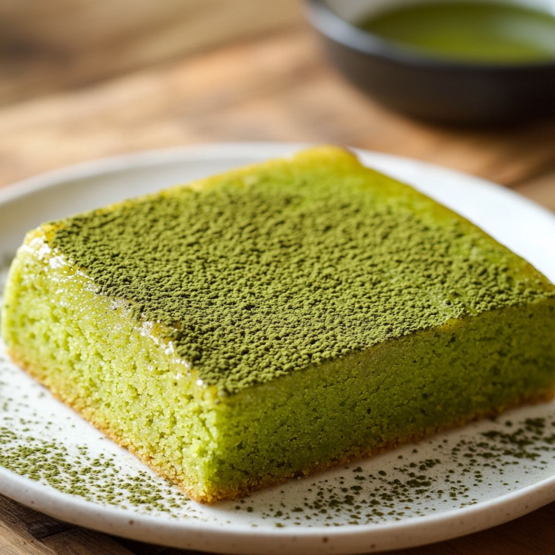 Gâteau Moelleux au Thé Matcha : Une délicieuse douceur japonaise Bild