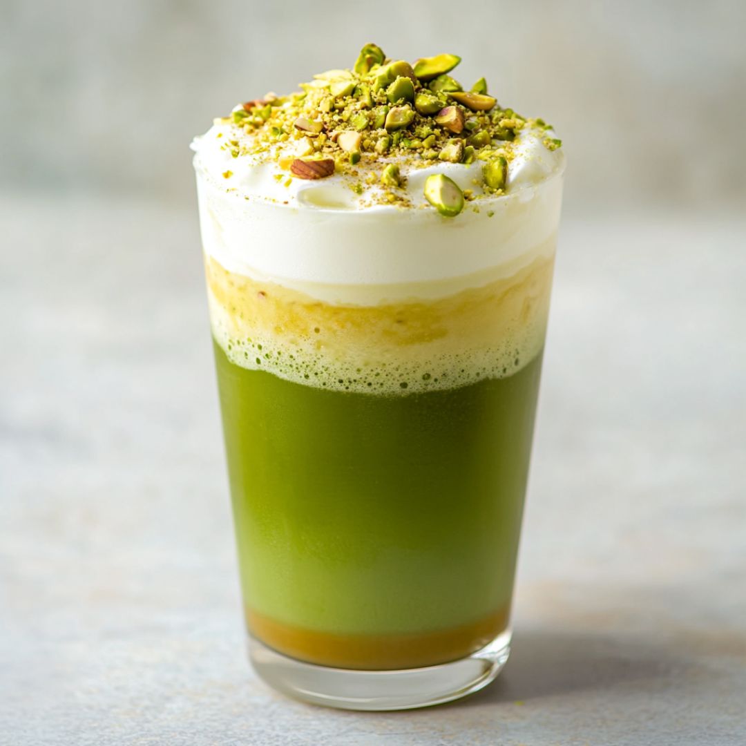 Matcha Latte à la Crème de Pistache : Un équilibre parfait de saveurs Bild