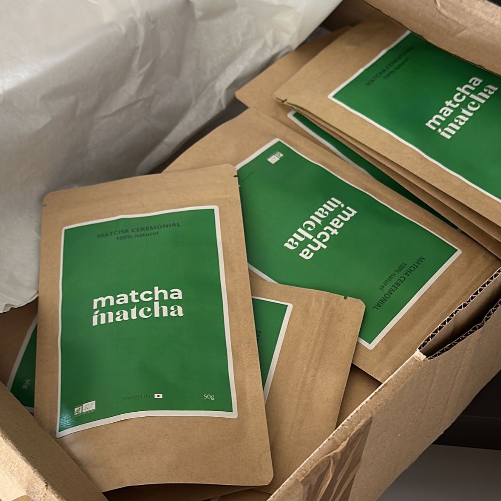 sachets matcha matcha Bild